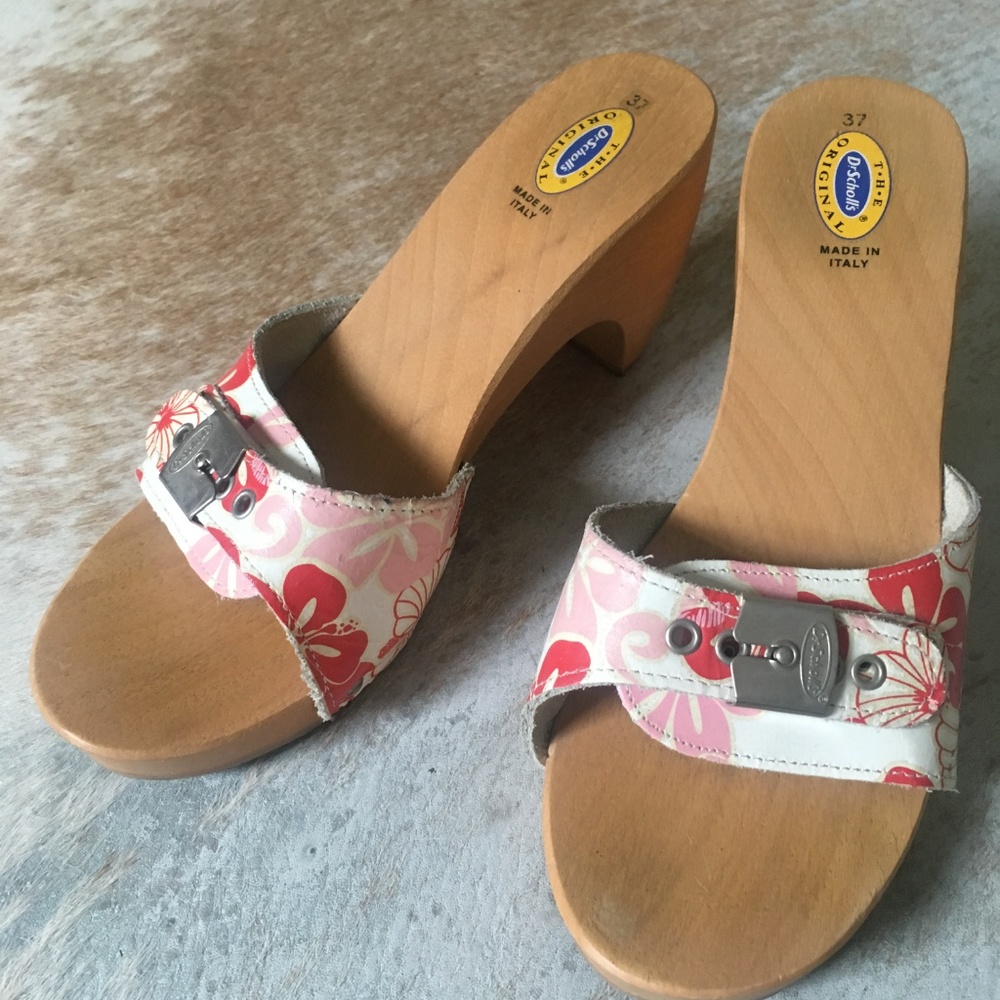 Vintage Dr Scholl's Sandals. Made in Italy Size 37